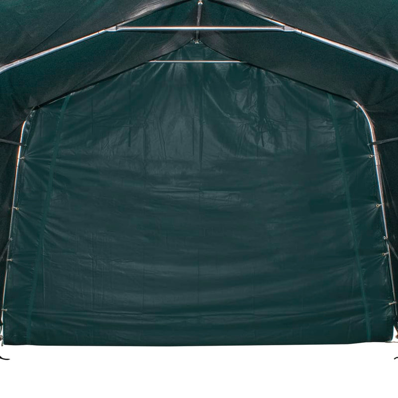 vidaXL Removable Livestock Tent PVC 550 g/m² 3.3x3.2 m Dark Green