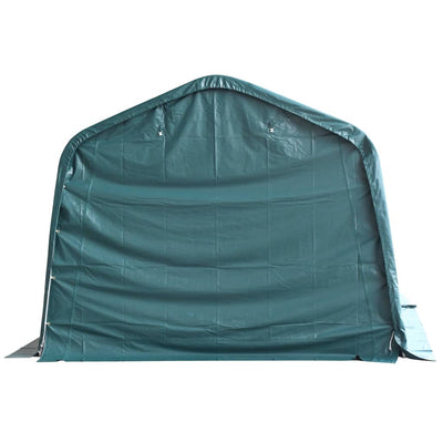 vidaXL Removable Livestock Tent PVC 550 g/m² 3.3x3.2 m Dark Green