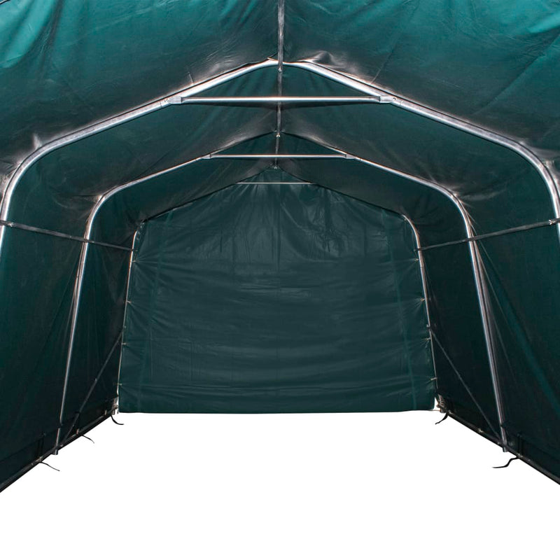 vidaXL Removable Livestock Tent PVC 550 g/m² 3.3x3.2 m Dark Green