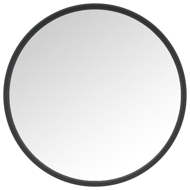 vidaXL Wall Mirror Black 50 cm