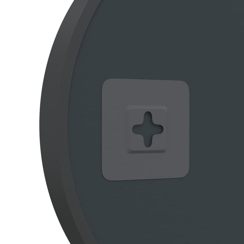 vidaXL Wall Mirror Black 50 cm