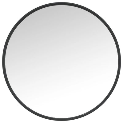 vidaXL Wall Mirror Black 50 cm