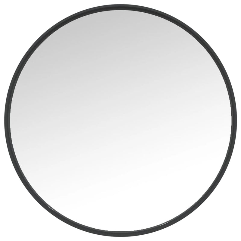 vidaXL Wall Mirror Black 50 cm
