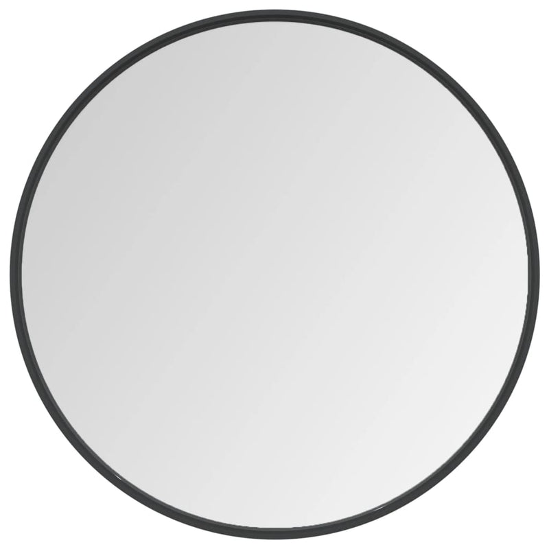 vidaXL Wall Mirror Black 50 cm