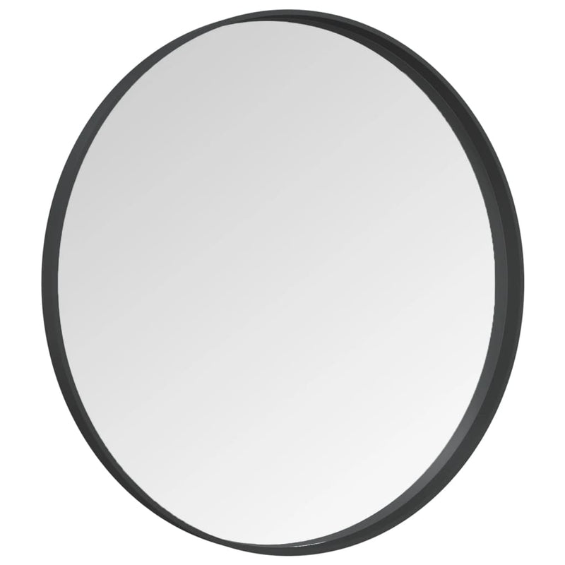 vidaXL Wall Mirror Black 50 cm