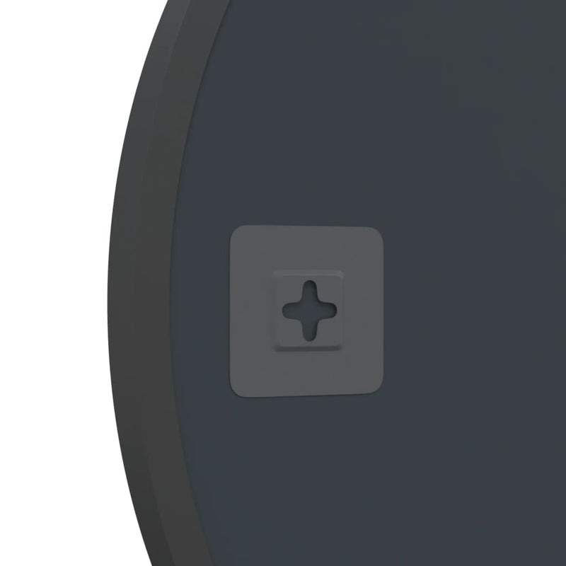 vidaXL Wall Mirror Black 50 cm