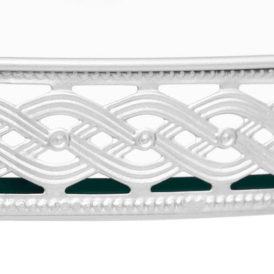 vidaXL Side Table Silver 40x40x41 cm Glass