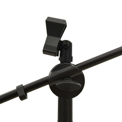 vidaXL Tripod Microphone Stand with Dual Clip Holder