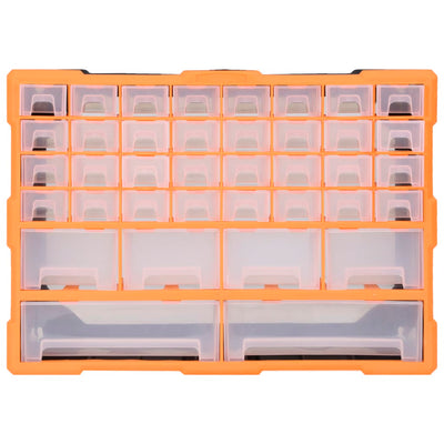 vidaXL Multi-drawer Organiser with 38 Drawers 52x16x37.5 cm