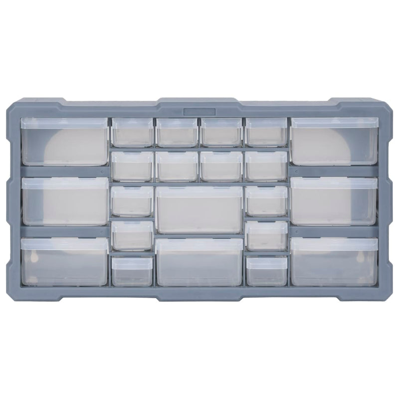 vidaXL Multi-drawer Organiser with 22 Drawers 49x16x25.5 cm