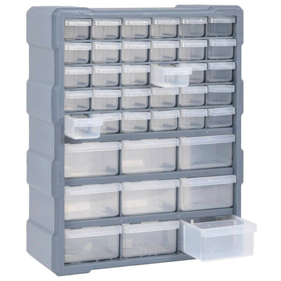 vidaXL Multi-drawer Organiser with 39 Drawers 38x16x47 cm