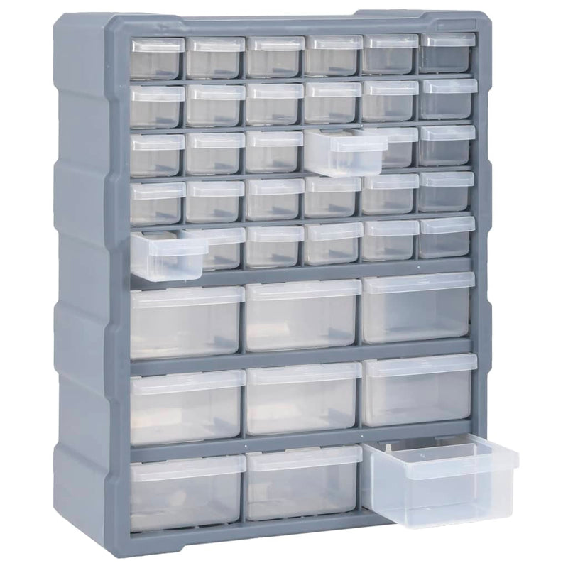 vidaXL Multi-drawer Organiser with 39 Drawers 38x16x47 cm