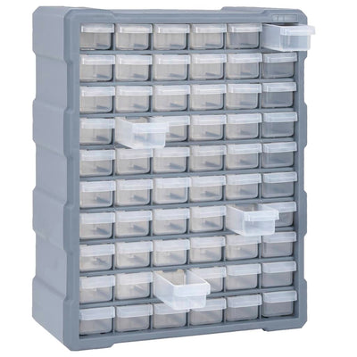vidaXL Multi-drawer Organiser with 60 Drawers 38x16x47.5 cm