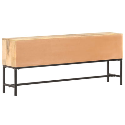 vidaXL Sideboard 145x30x60 cm Solid Mango Wood