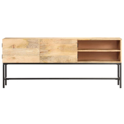 vidaXL Sideboard 145x30x60 cm Solid Mango Wood
