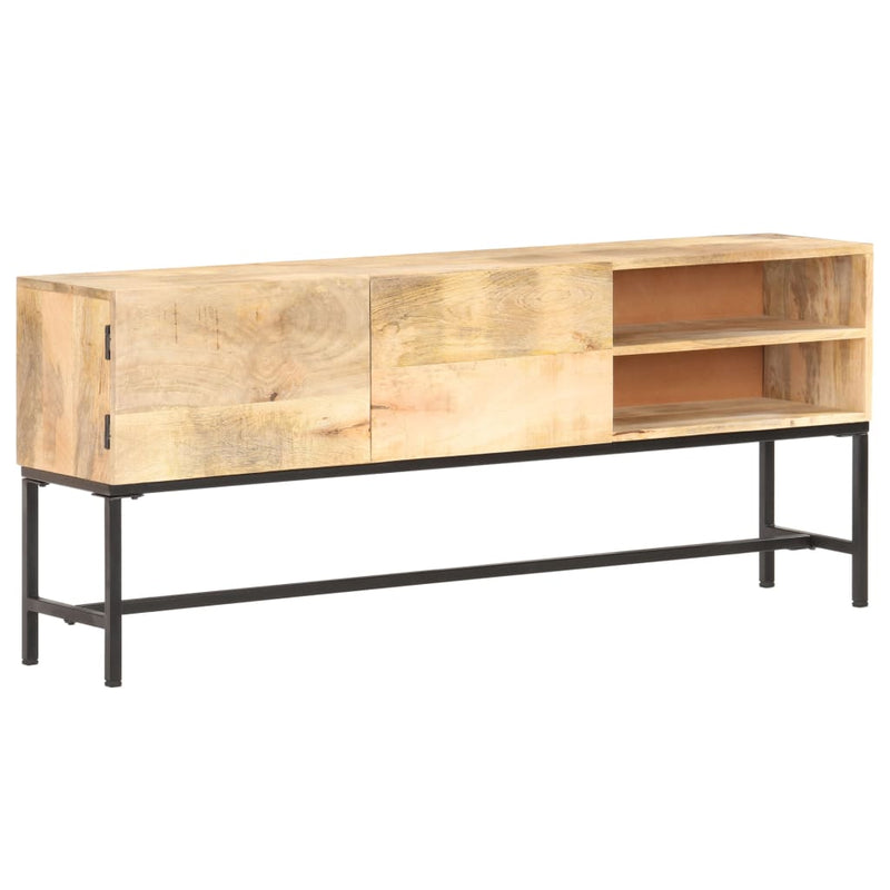 vidaXL Sideboard 145x30x60 cm Solid Mango Wood