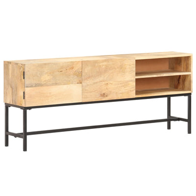 vidaXL Sideboard 145x30x60 cm Solid Mango Wood