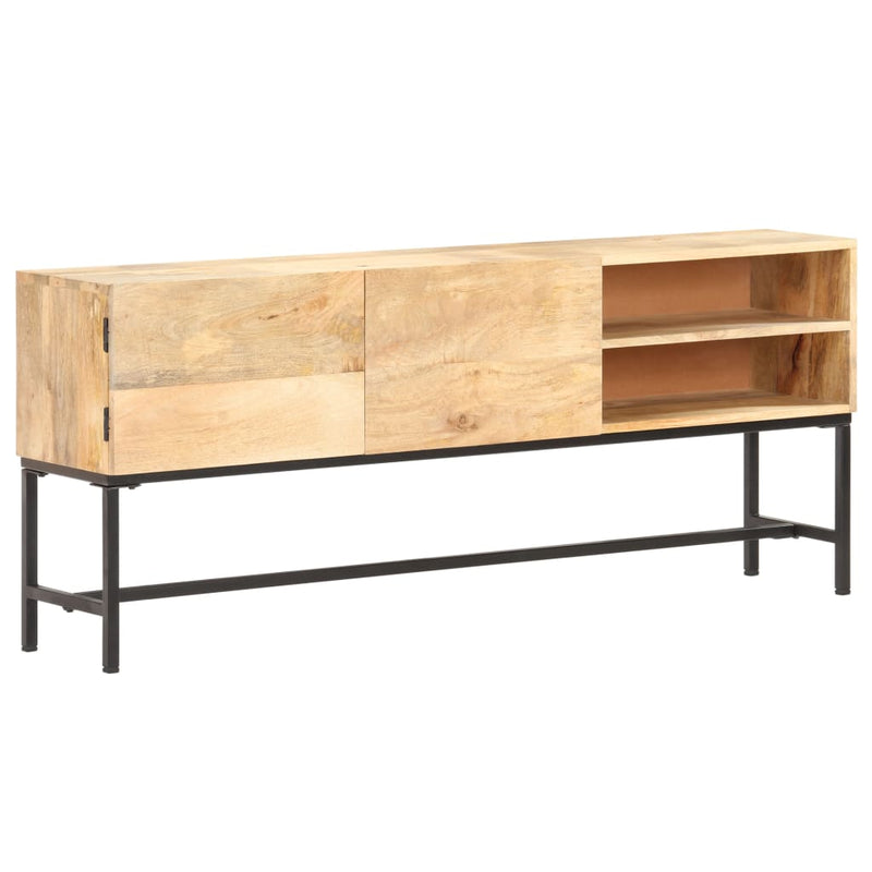vidaXL Sideboard 145x30x60 cm Solid Mango Wood