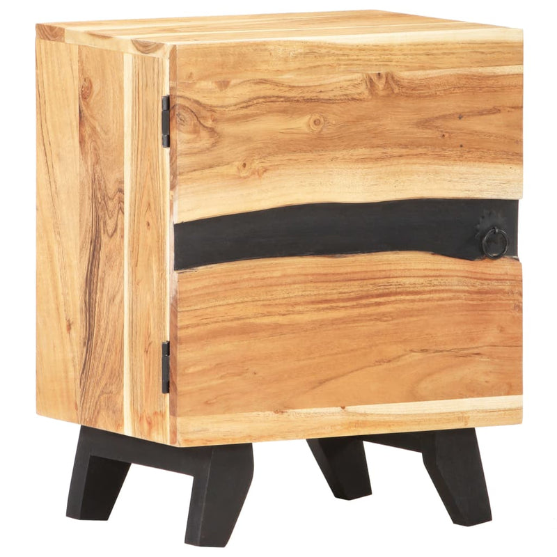 vidaXL Bedside Cabinet 40x30x51 cm Solid Acacia Wood