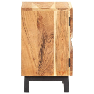 vidaXL Bedside Cabinet 40x30x51 cm Solid Acacia Wood
