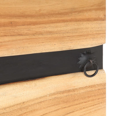 vidaXL Bedside Cabinet 40x30x51 cm Solid Acacia Wood