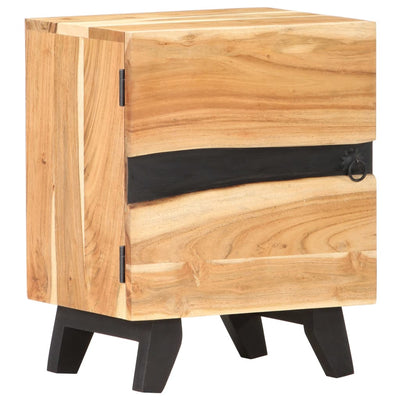 vidaXL Bedside Cabinet 40x30x51 cm Solid Acacia Wood