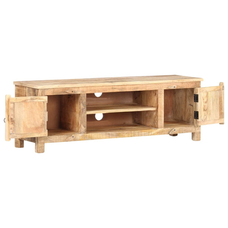 vidaXL TV Cabinet 120x30x40 cm Rough Mango Wood