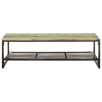 vidaXL Coffee Table 110x60x35 cm Solid Reclaimed Wood
