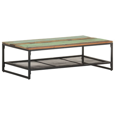 vidaXL Coffee Table 110x60x35 cm Solid Reclaimed Wood