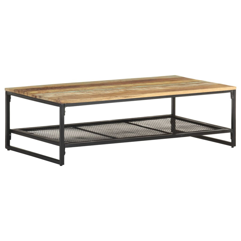 vidaXL Coffee Table 110x60x35 cm Solid Reclaimed Wood