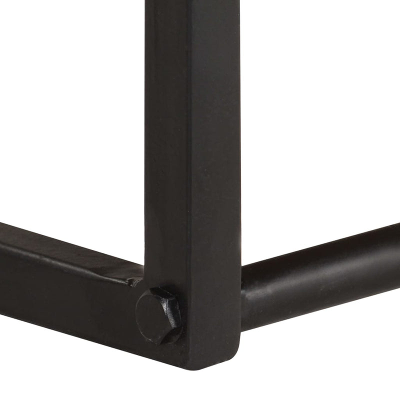 vidaXL Peg with Live Edge 100x35x22 cm Solid Acacia Wood