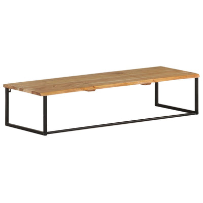 vidaXL Peg with Live Edge 100x35x22 cm Solid Acacia Wood