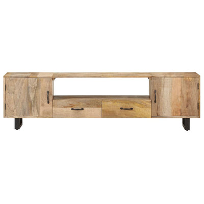 vidaXL TV Cabinet 160x30x45 cm Solid Mango Wood