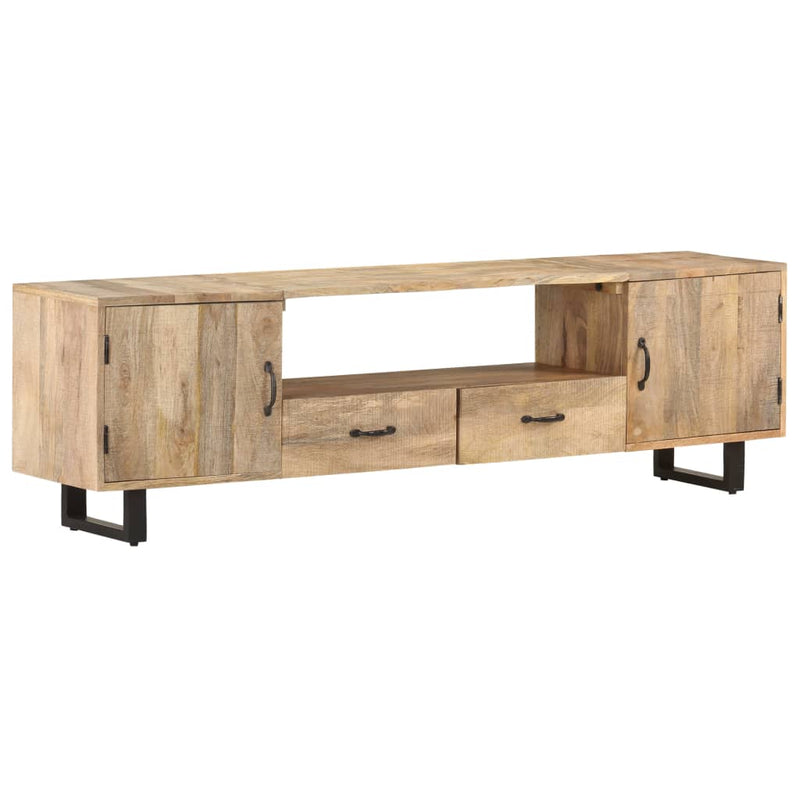 vidaXL TV Cabinet 160x30x45 cm Solid Mango Wood