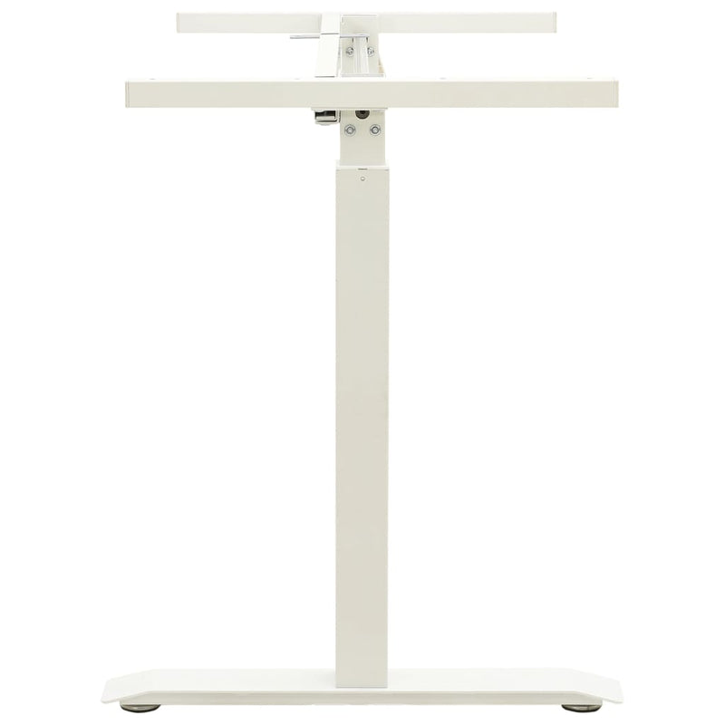 vidaXL Manual Height Adjustable Standing Desk Frame Hand Crank Black