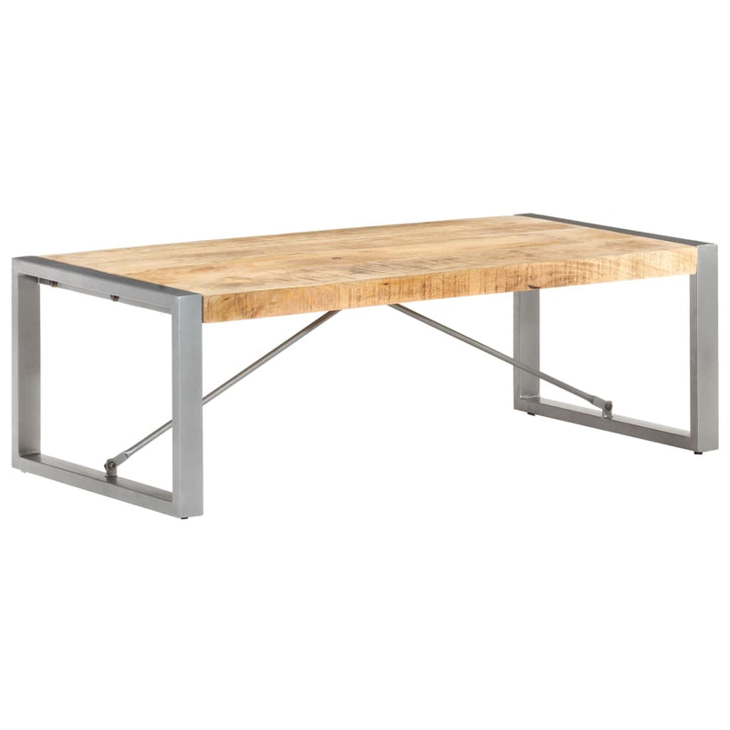 vidaXL Coffee Table 120x60x40 cm Rough Mango Wood