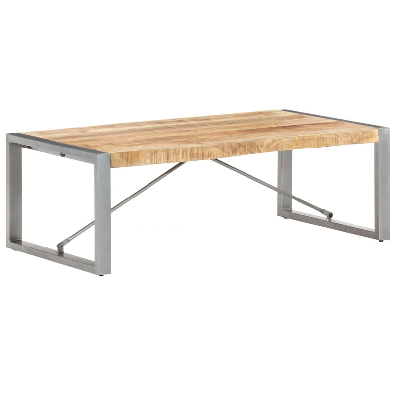 vidaXL Coffee Table 120x60x40 cm Rough Mango Wood