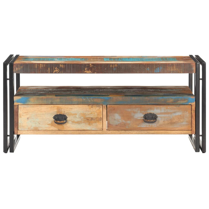 vidaXL Coffee Table 100x55x45 cm Solid Reclaimed Wood