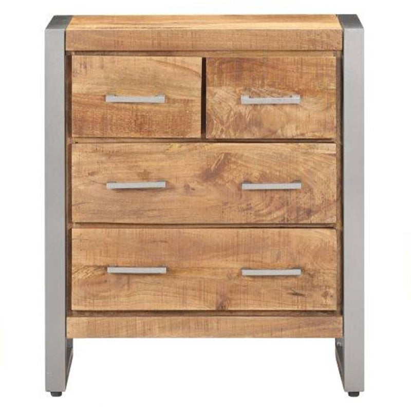 vidaXL Sideboard 60x35x70 cm Rough Mango Wood