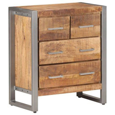 vidaXL Sideboard 60x35x70 cm Rough Mango Wood
