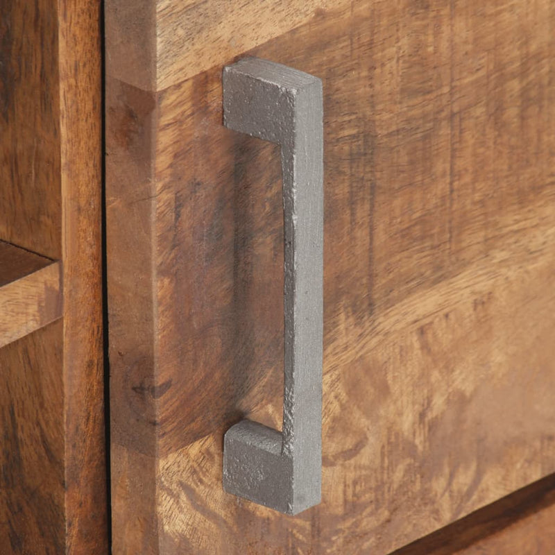 vidaXL TV Cabinet 120x30x40 cm Rough Mango Wood