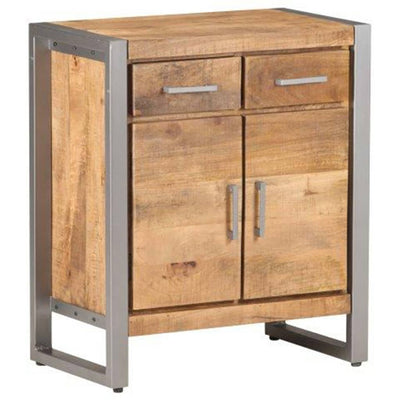 vidaXL Sideboard 60x35x72 cm Rough Mango Wood