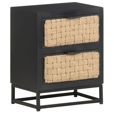 vidaXL Bedside Cabinet 40x30x50 cm Solid Mango Wood