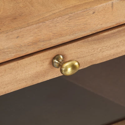 vidaXL Bedside Cabinet 40x30x50 cm Solid Acacia Wood