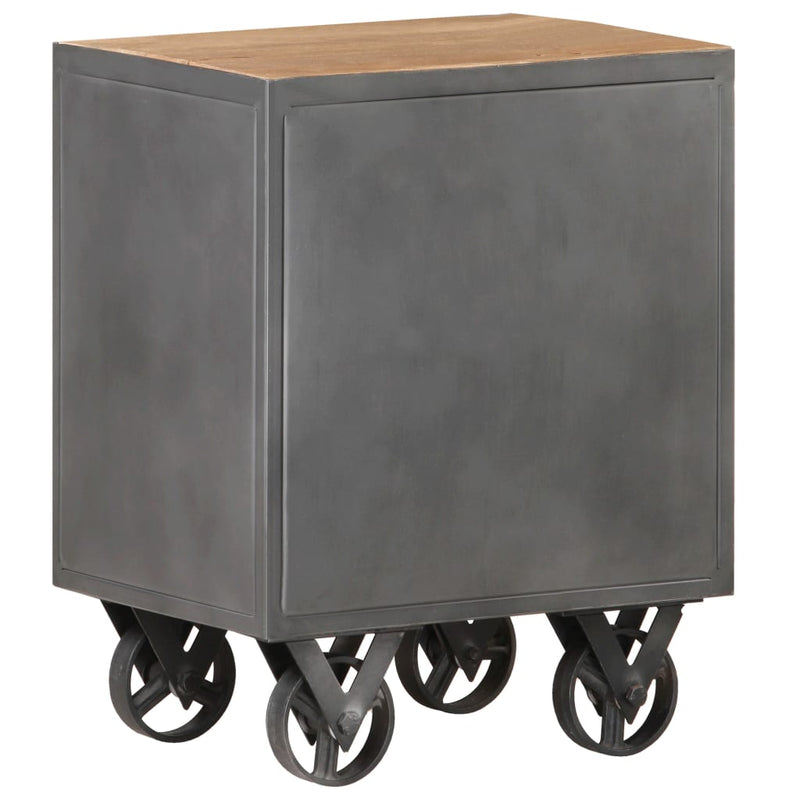 vidaXL Bedside Cabinet 40x30x51 cm Solid Reclaimed Wood