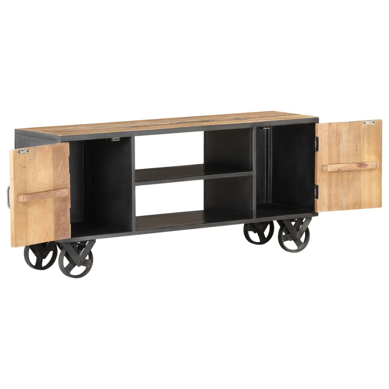 vidaXL TV Cabinet 110x30x49 cm Solid Reclaimed Wood
