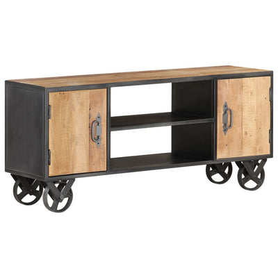 vidaXL TV Cabinet 110x30x49 cm Solid Reclaimed Wood