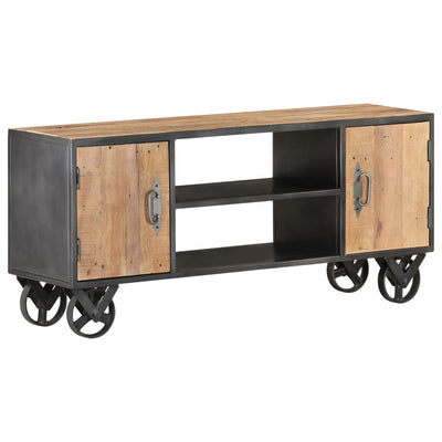 vidaXL TV Cabinet 110x30x49 cm Solid Reclaimed Wood