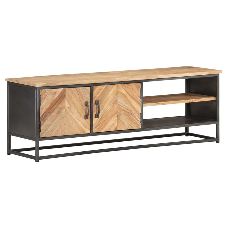 vidaXL TV Cabinet 120x30x40 cm Solid Acacia Wood