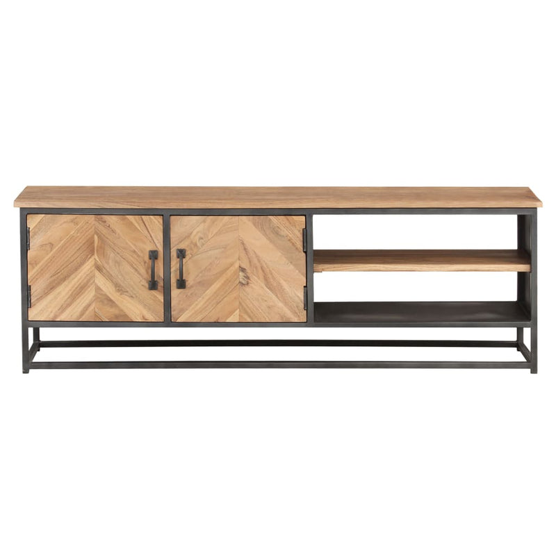 vidaXL TV Cabinet 120x30x40 cm Solid Acacia Wood